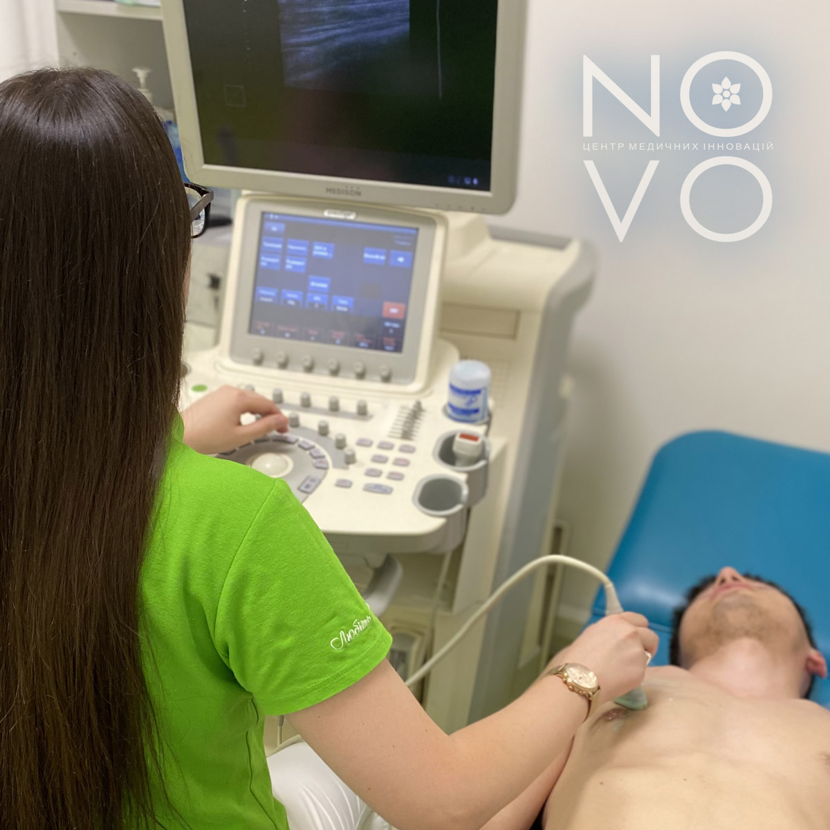 Ultrasound of mammary glands in men in Lviv