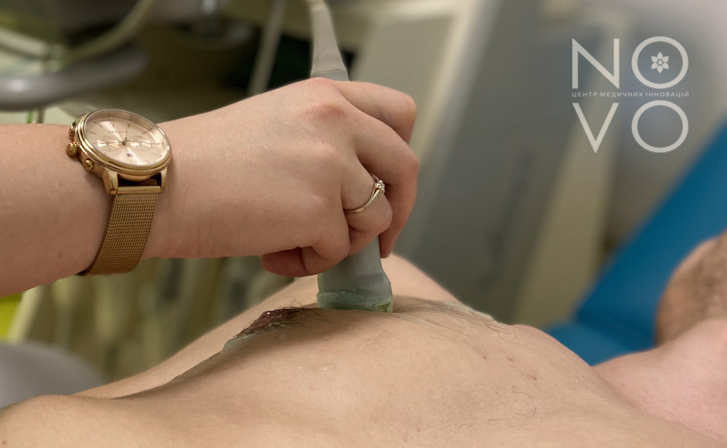 Ultrasound of mammary glands in men in Lviv at the NOVO Medical Center